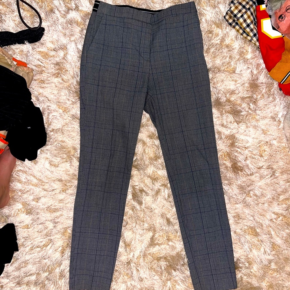 Zara Plaid Dress Pants